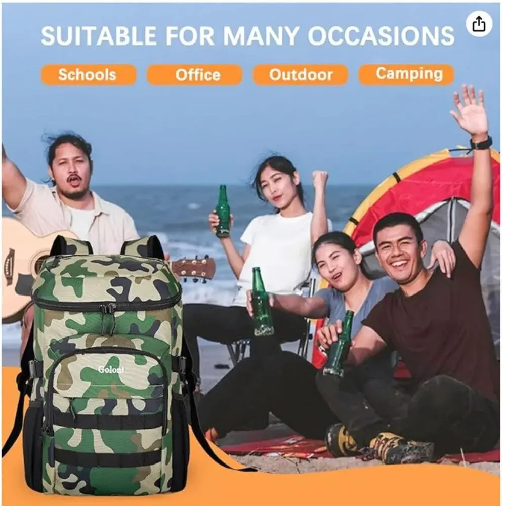 Backpack Insulated Leak Proof, Camoflage